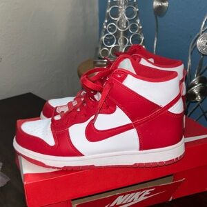 University Red High Dunks